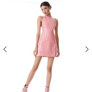 ❤️❤️Alice and Olivia vegan leather dress